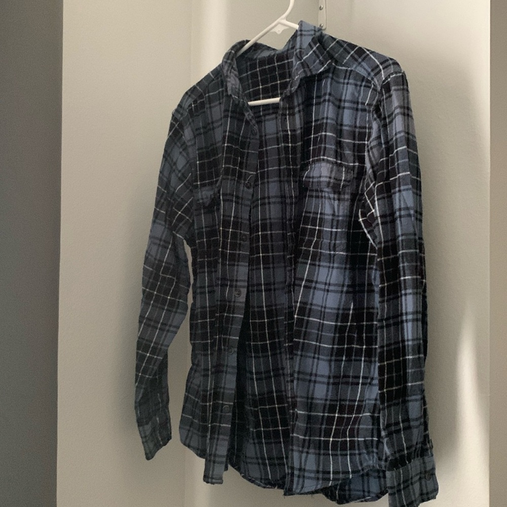 Blue and Black Flannel